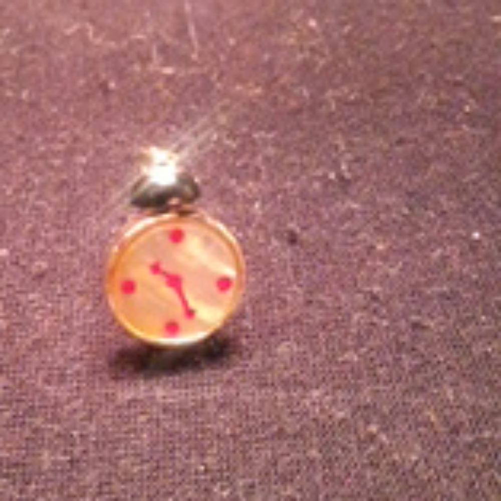 Antique Tiny alarm clock pin